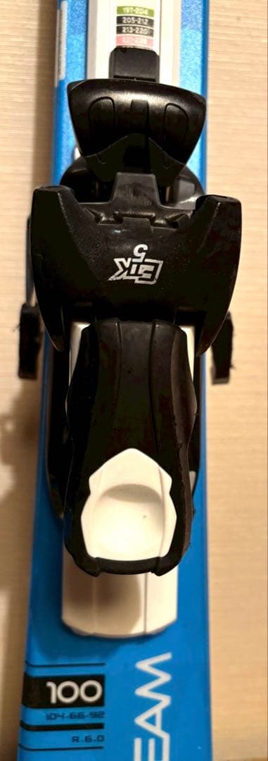 Stockli (子ども用)Race Teamスキー ビンディング付き100cm