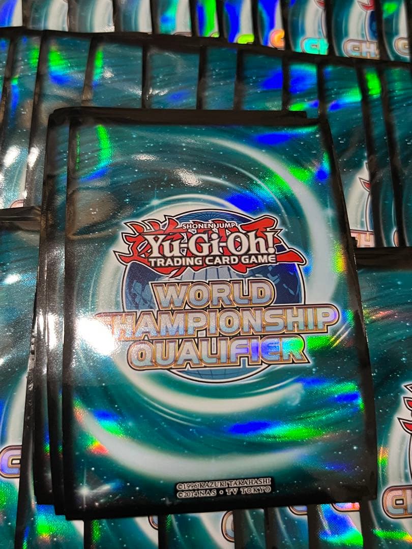 遊戯王 公式 スリーブ wcq 2017 ミントグリーン 80枚セット