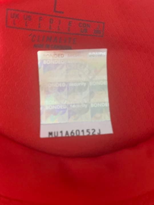 マンチェスターユナイテッドサイン入りユニフォーム