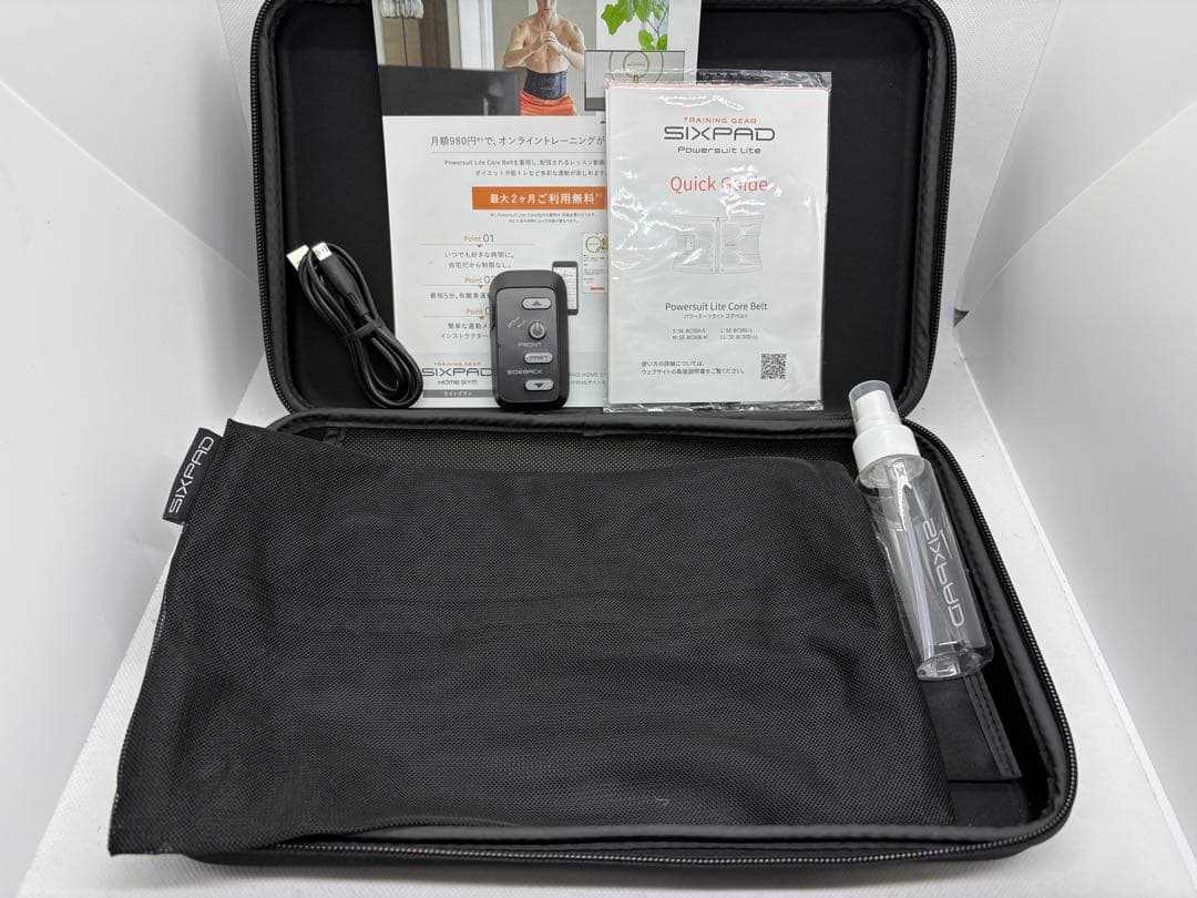 【美品】SIXPAD パワースーツ コアベルト Mサイズ Powersuit