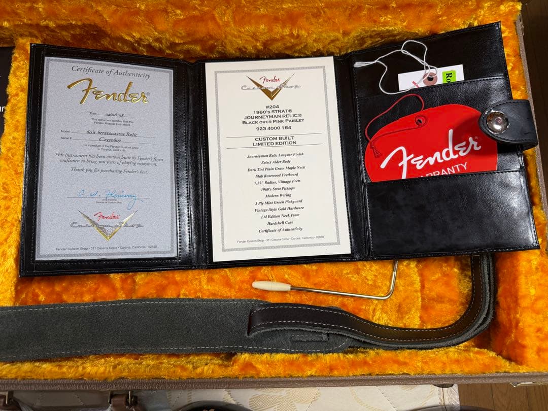 fender custom shop ストラトキャスター