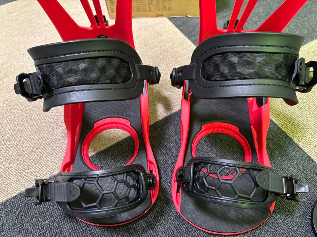Union Elite Pro ビンディング Sサイズ レッド バインディング