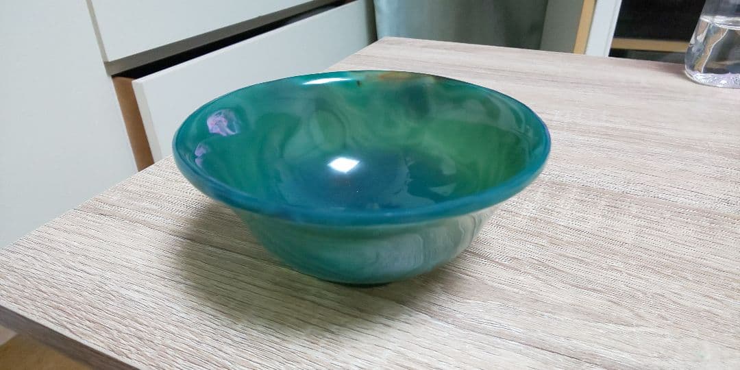 天然メノウ 緑瑪瑙椀 抹茶椀