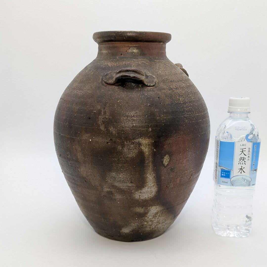 数乗威生 備前焼 三耳壺 三耳壷 花瓶 花器 花入 フラワーベース 花生 華道具