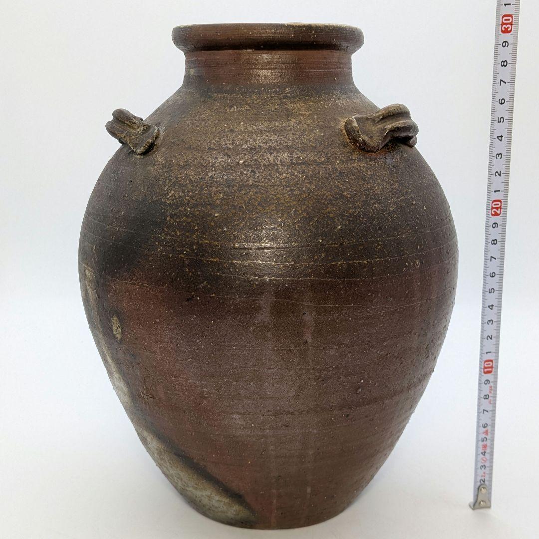 数乗威生 備前焼 三耳壺 三耳壷 花瓶 花器 花入 フラワーベース 花生 華道具