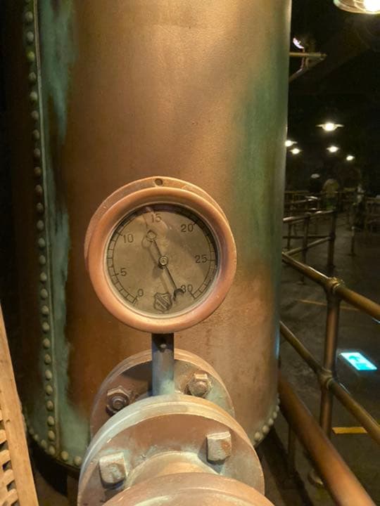 輸入品ディズニーシー　センターオブジアース　ポンプ圧力ゲージ同じ種類 20周年