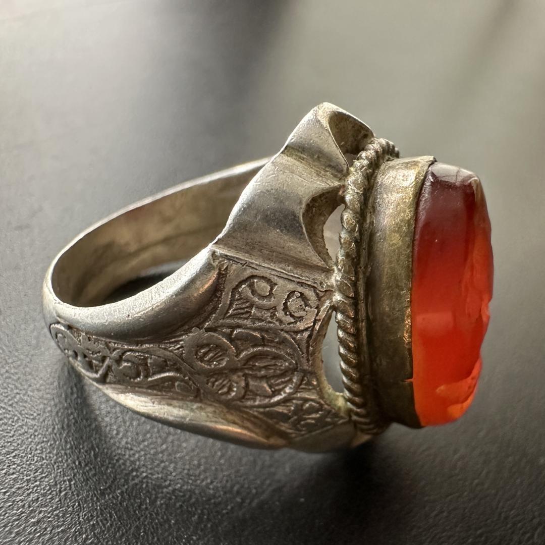 ビザンツ シルバーリング カラーストーン 銀 指輪 パワーストーン 1549