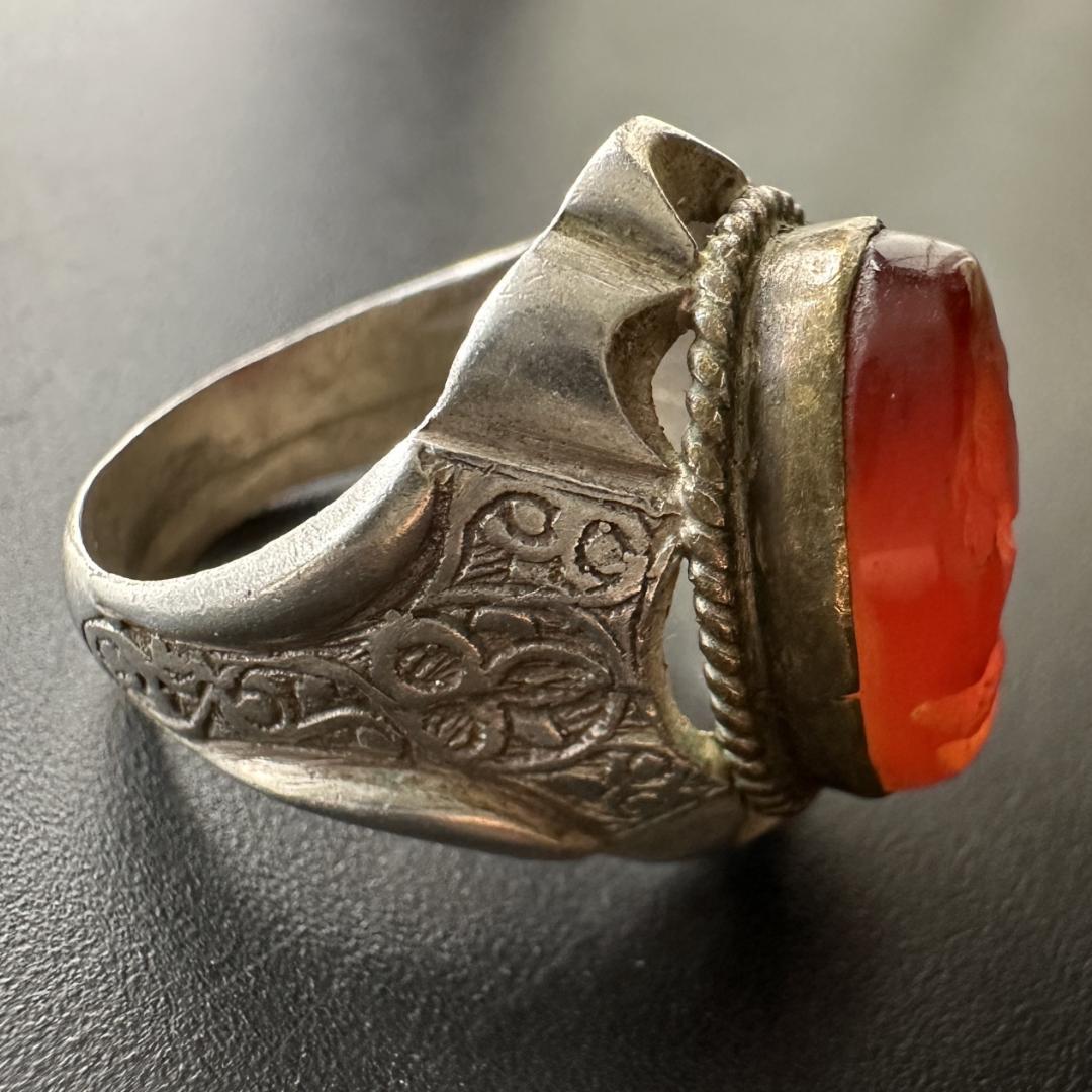 ビザンツ シルバーリング カラーストーン 銀 指輪 パワーストーン 1549