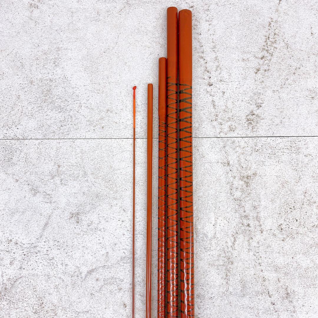 シマノ（SHIMANO）【朱紋峰】（しゅもんほう）14尺 へら竿 朱塗り