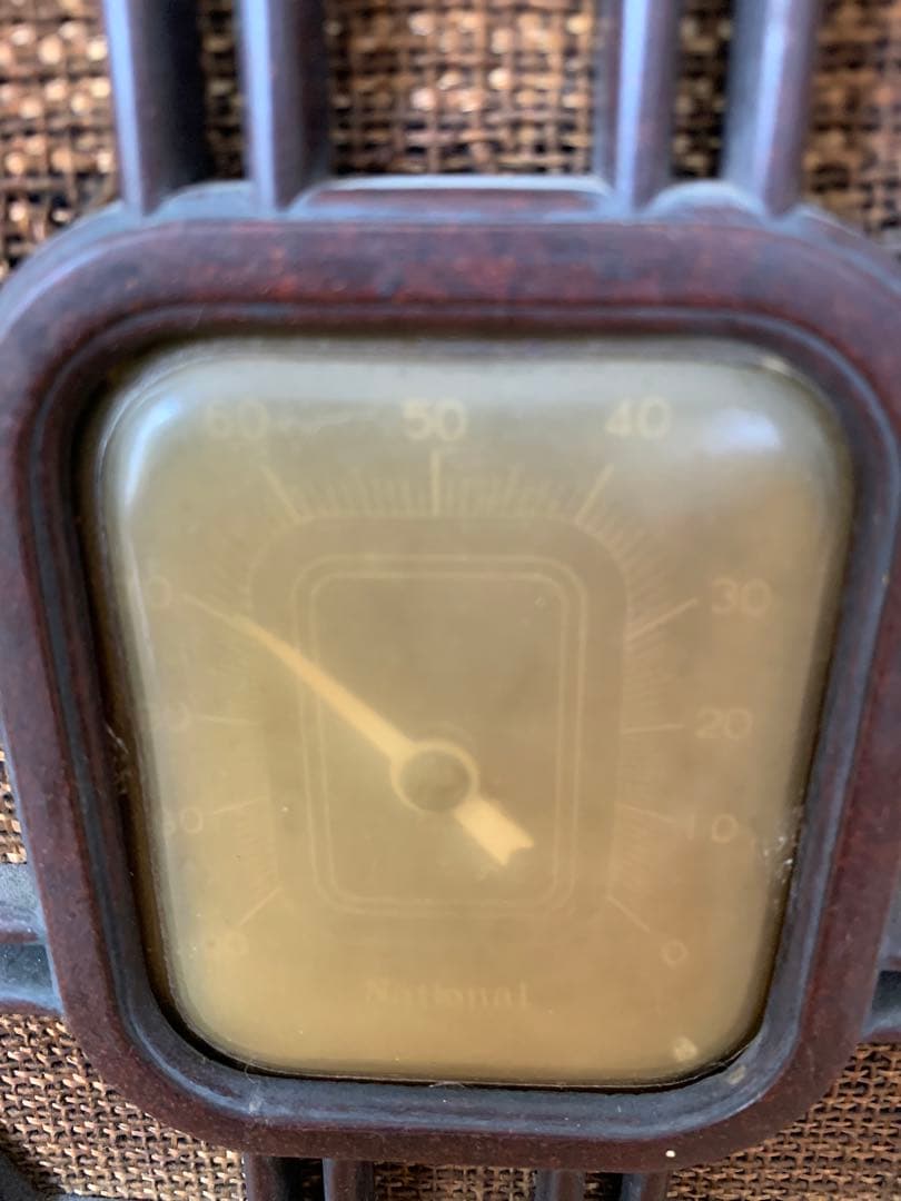 Nationalラジオ　アンティークラジオ　真空管ラジオ　ラジオ