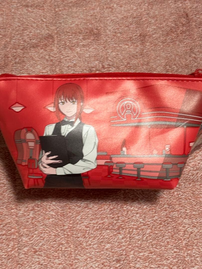 ラウンドワン限定‼️チェンソーマン コラボグッズ ポーチ & クリアファイル