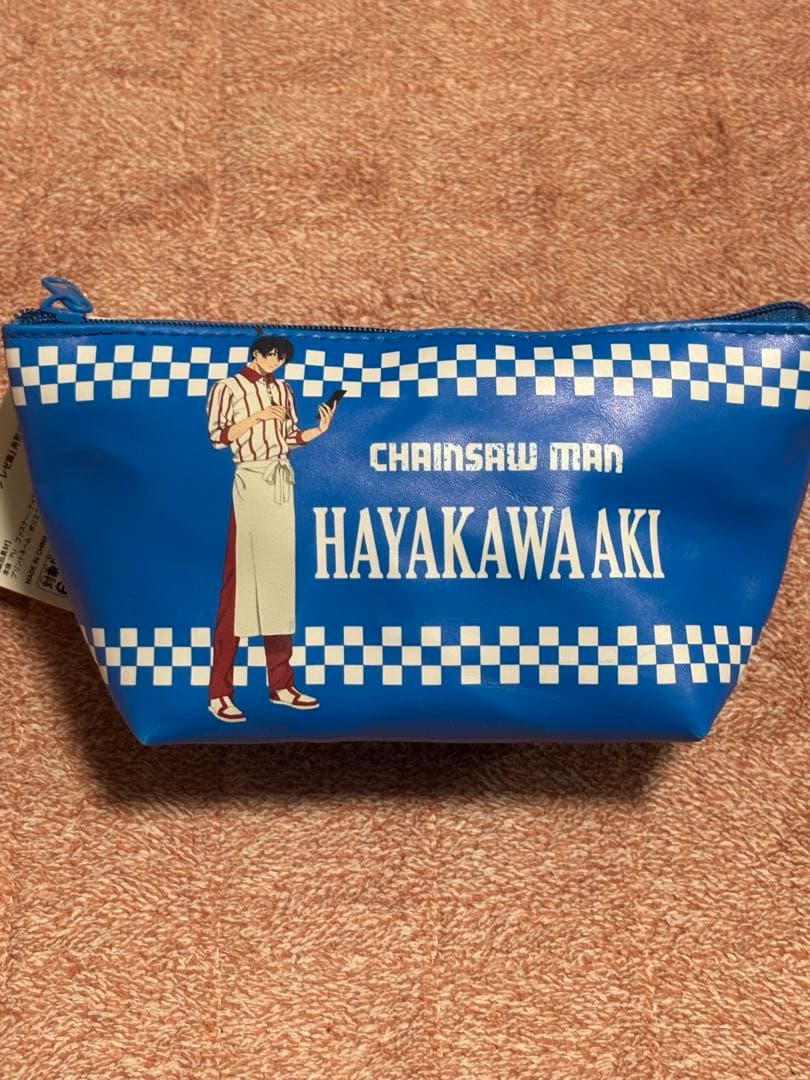 ラウンドワン限定‼️チェンソーマン コラボグッズ ポーチ & クリアファイル