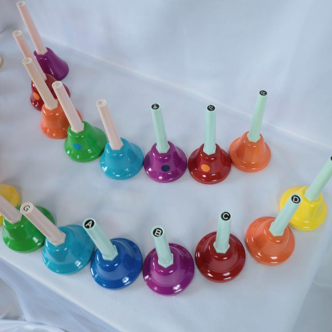 ウチダ　ミュージックハンドベル カラー 2１音セット