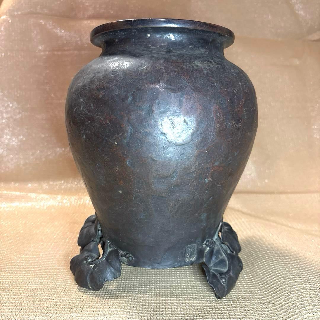 薄端▫️勝雲 六家勝太郎 ▫️花器 花瓶 花入 華道具▫️高岡銅器 骨董品▫️送料込