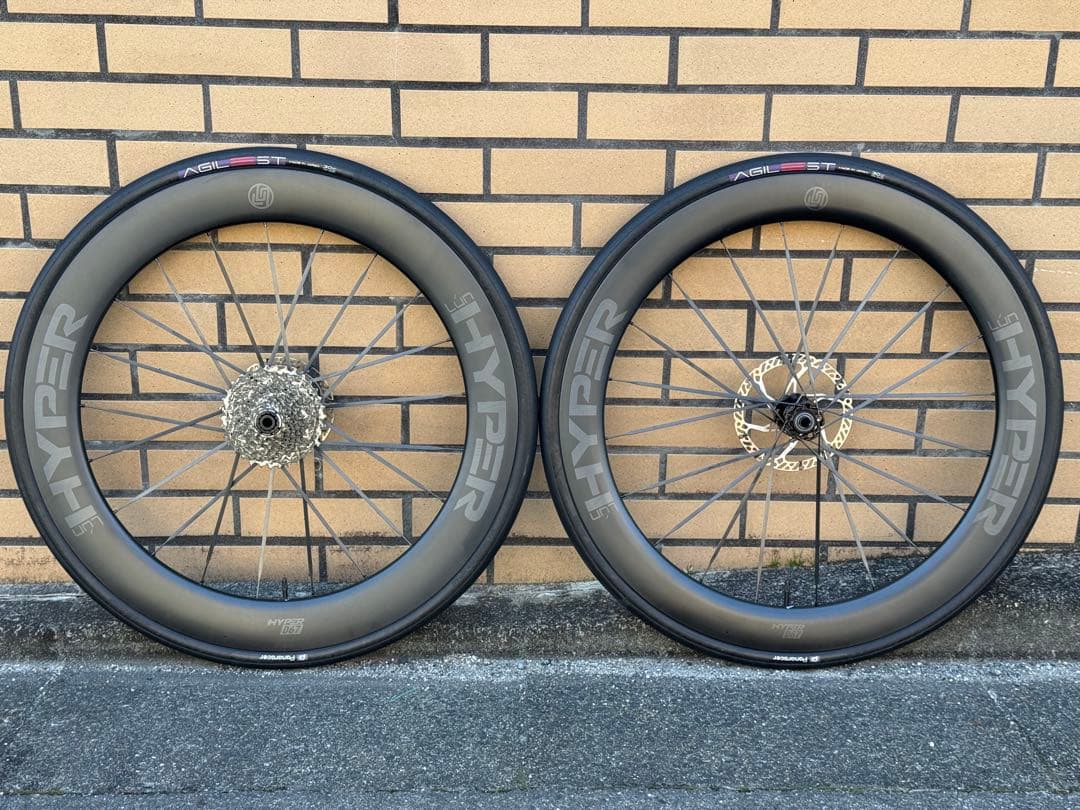 美品　HYPER カーボンホイール ホイール　D67 DISC カーボンホイール