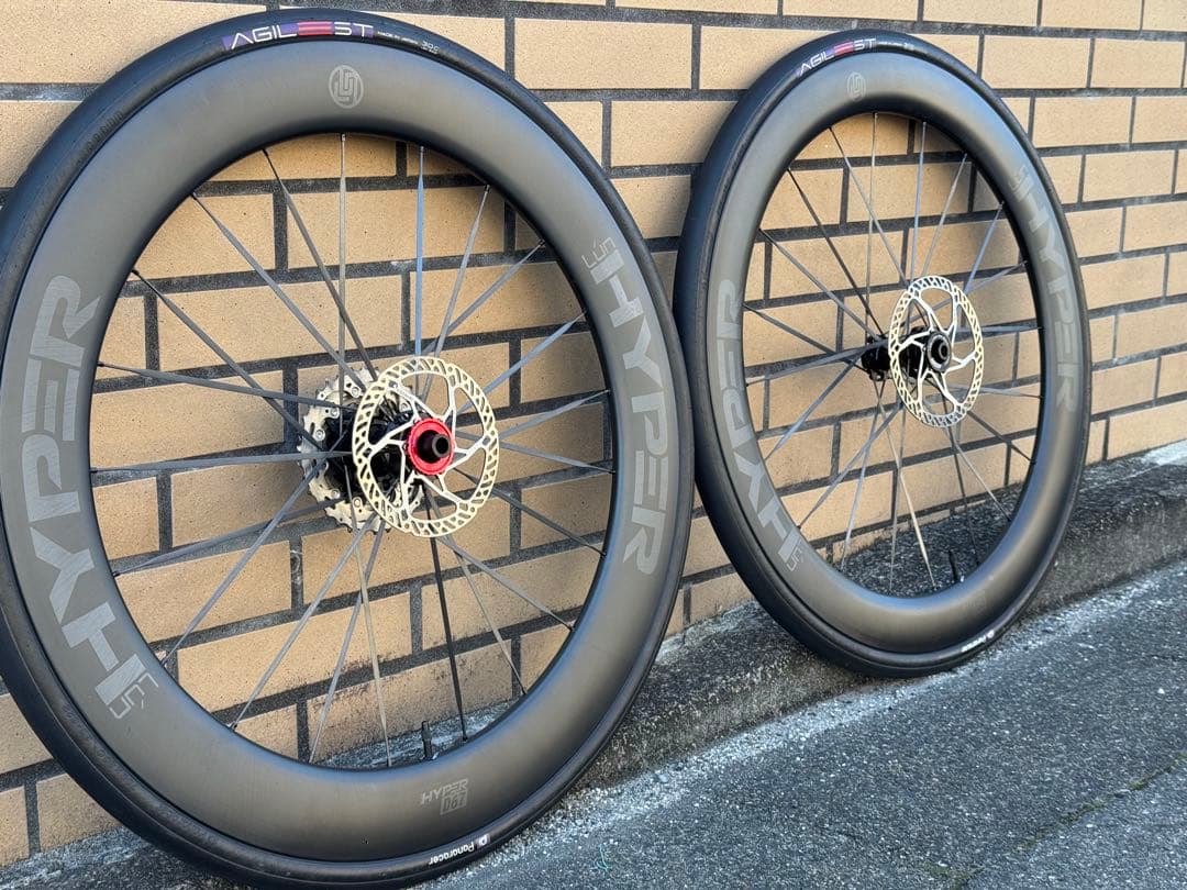 美品　HYPER カーボンホイール ホイール　D67 DISC カーボンホイール