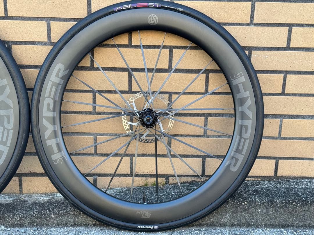 美品　HYPER カーボンホイール ホイール　D67 DISC カーボンホイール