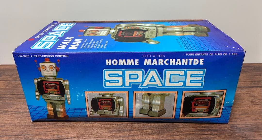 ブリキロボット電動歩行SPACE WALK MAN