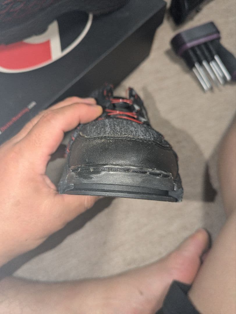 Dexter THE 9 ボウリングシューズ ブラック/レッド