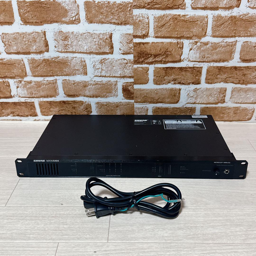 SHURE MXWANI4 オーディオネットワークインターフェース