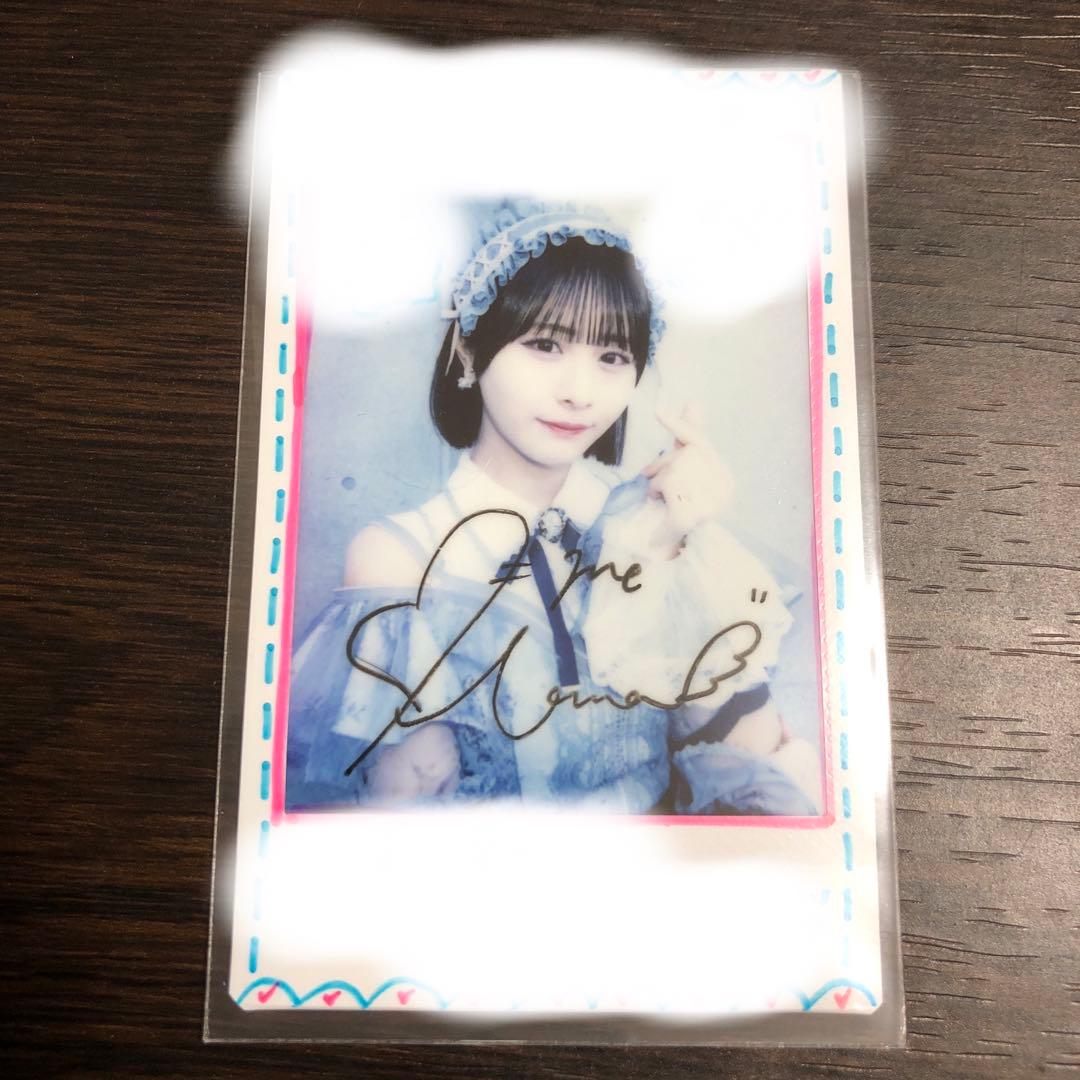 尾木波菜 チェキ ノイミー ラストチャンス、ラストダンス 直筆