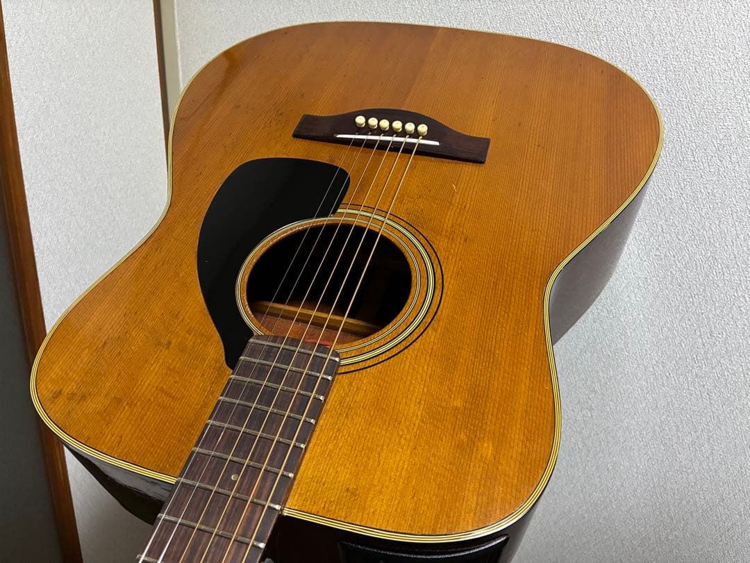 日本製 YAMAHA(ヤマハ)FG-180 赤ラベル エレアコ 純正HC付
