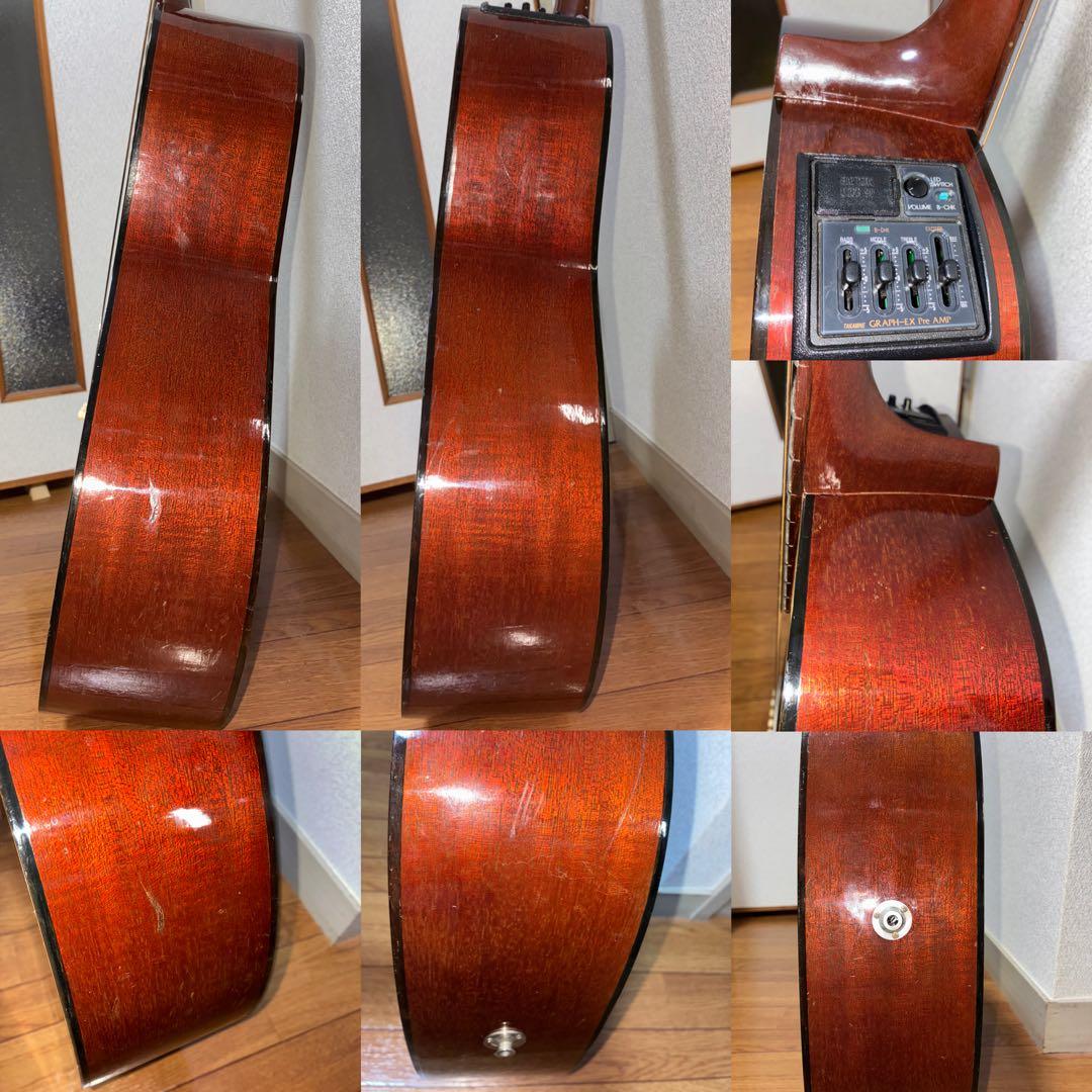 日本製 YAMAHA(ヤマハ)FG-180 赤ラベル エレアコ 純正HC付