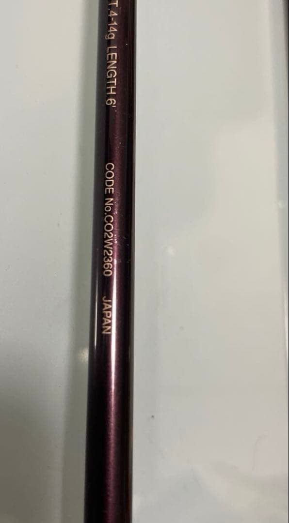 シマノCARDIFF CF60-2L トラウトロッド 6フィート