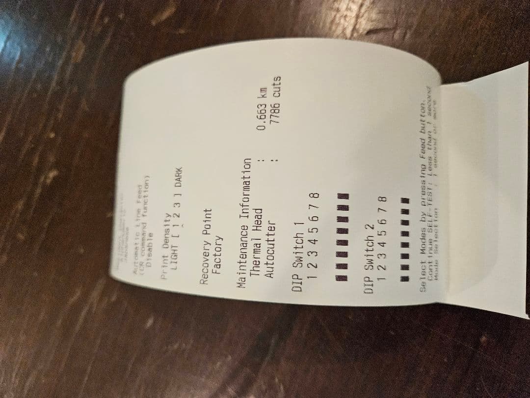 美品!epson TM−T88Ⅵ Bluetooth サーマルプリンタ使用少