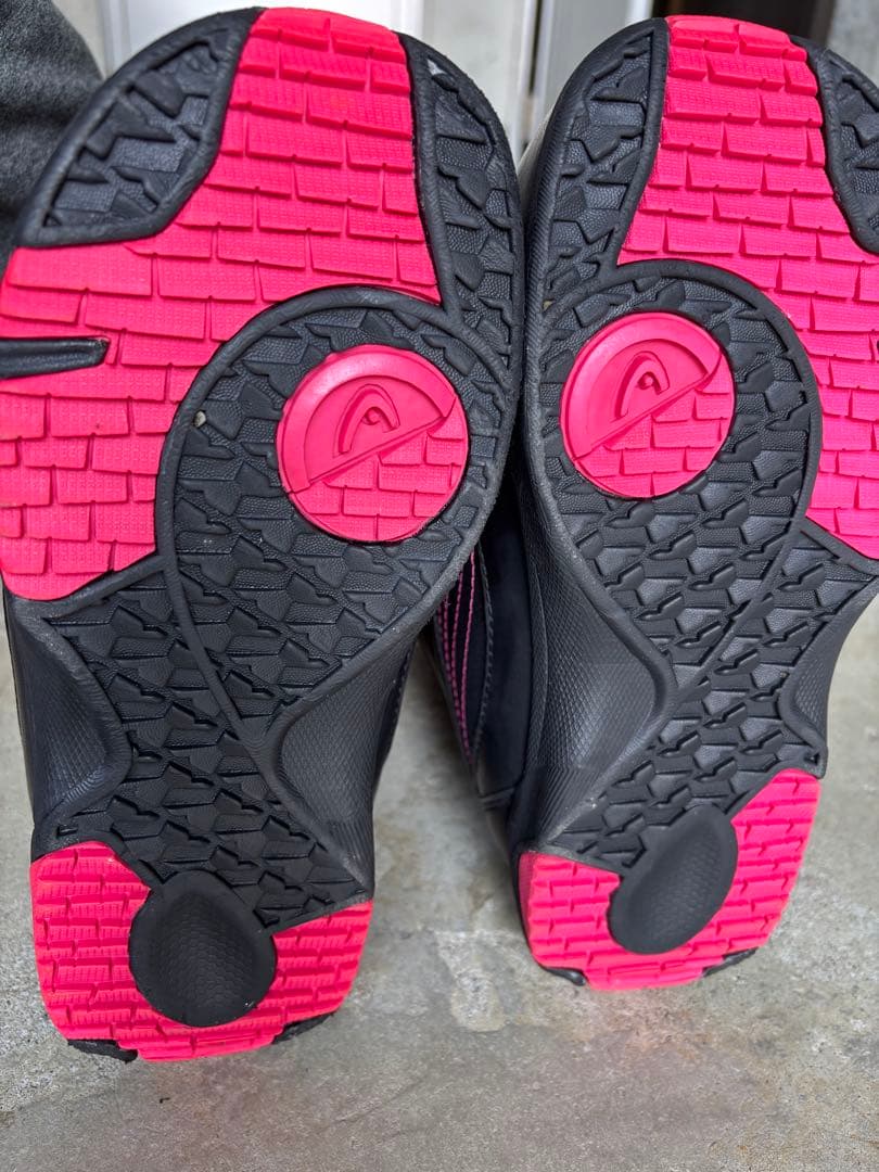 【12/16まで値下げ】ヘッド スノーボードブーツ 黒/ピンク 24cm