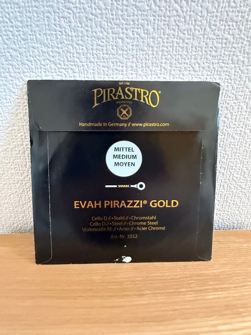 チェロ弦 PIRASTRO EVAH PIRAZZI GOLD SET