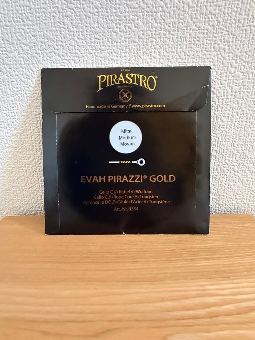 チェロ弦 PIRASTRO EVAH PIRAZZI GOLD SET