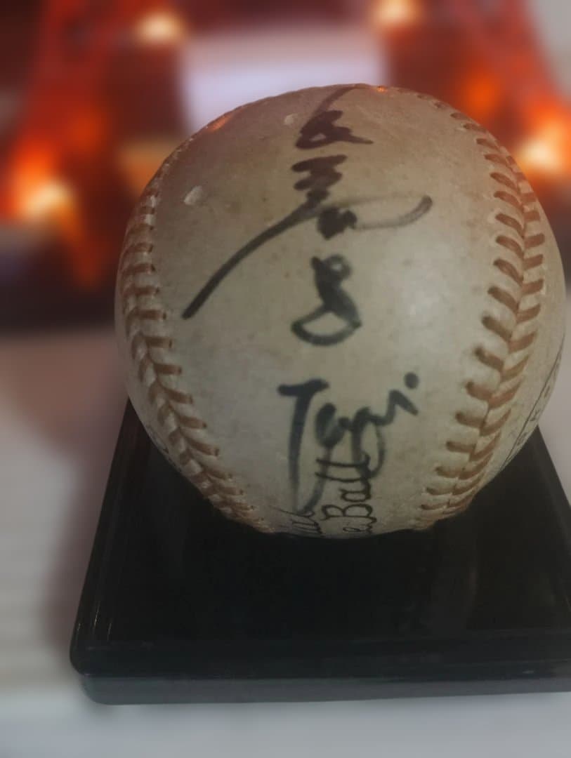 ６０年前 長嶋茂雄選手の、直筆 サイン入りホール