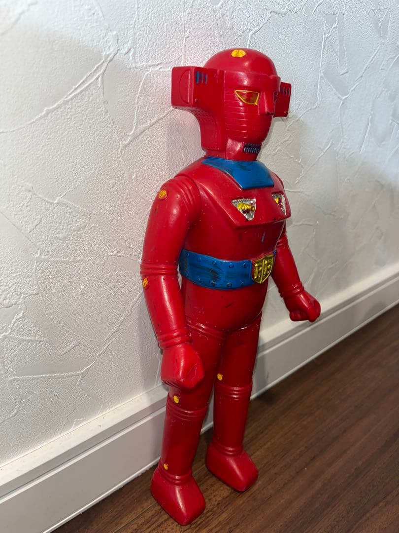 希少 ブルマァク スーパーロボット レッドバロン ソフビ人形