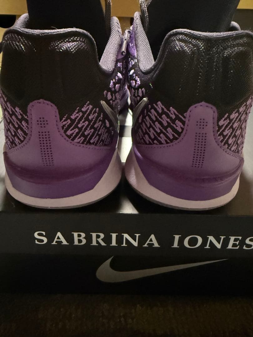 Nike Sabrina Ionescu バスケットシューズ 紫/黒　27.
