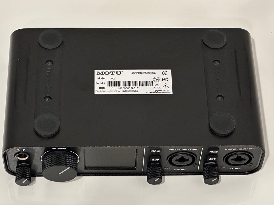 MOTU M2 オーディオインターフェース