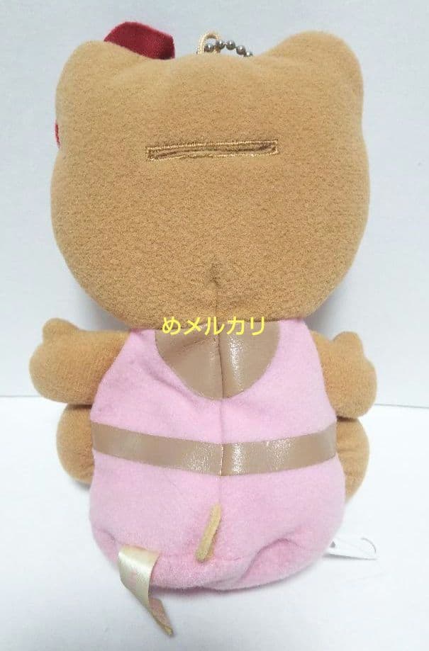 サンリオ ハローキティ 日焼けキティ ぬいぐるみポーチ型ケースキーホルダー