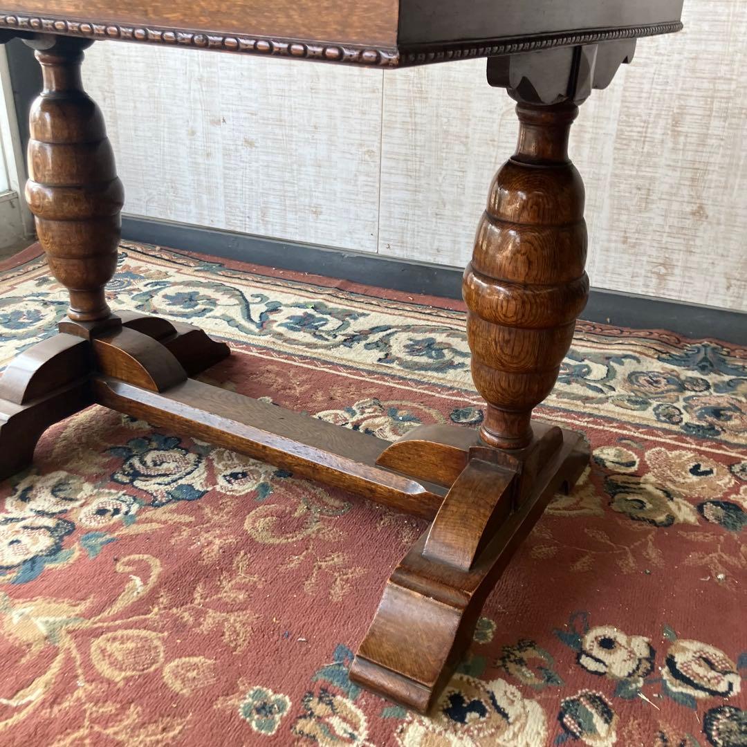 オランダアンティーク 無垢材 エクステンションテーブル 伸縮式ダイニングテーブル