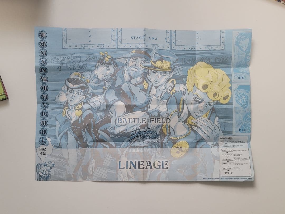 ジョジョの奇妙な冒険　ABC 　ブースター・スタータート箱、プレイシート、その他