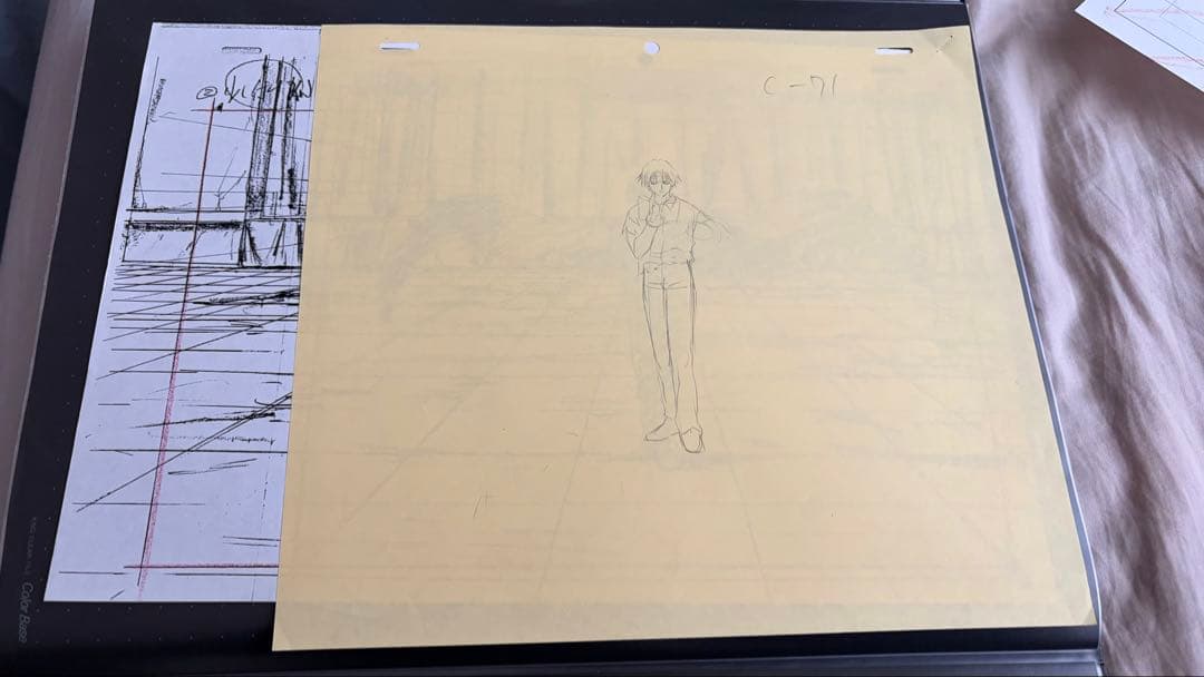 HUNTER×HUNTER 原画　クロロ セル画　レイアウト