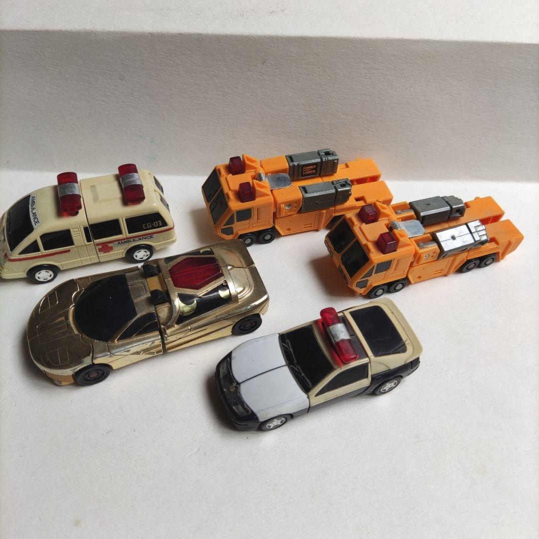 マシンロボ他変形ミニカー 5体セット