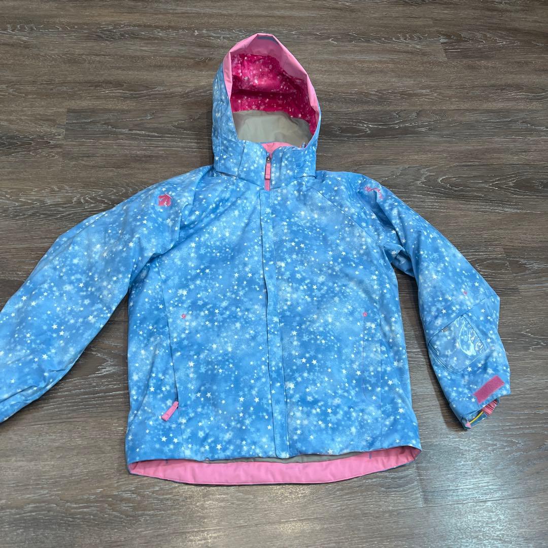DESCENTE デサント　美品　　セットアップ　上下　スキーウェア　女の子