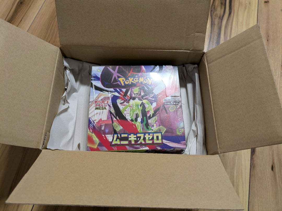 【新品】ポケモンカードゲーム ムニキスゼロ MEGA拡張パック BOX