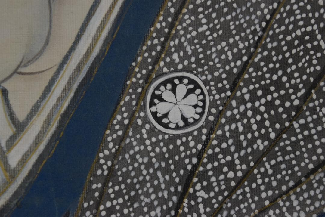 炎洲橋 賛/鈴君肖像画賛/掛軸☆宝船☆Z-735