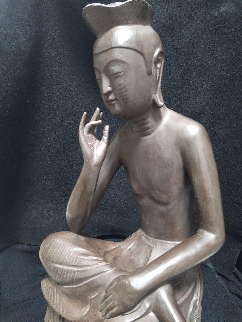 広隆寺所蔵 国宝 宝冠弥勒 弥勒菩薩半跏思惟像 樹脂製 大型レプリカ 大型複製品