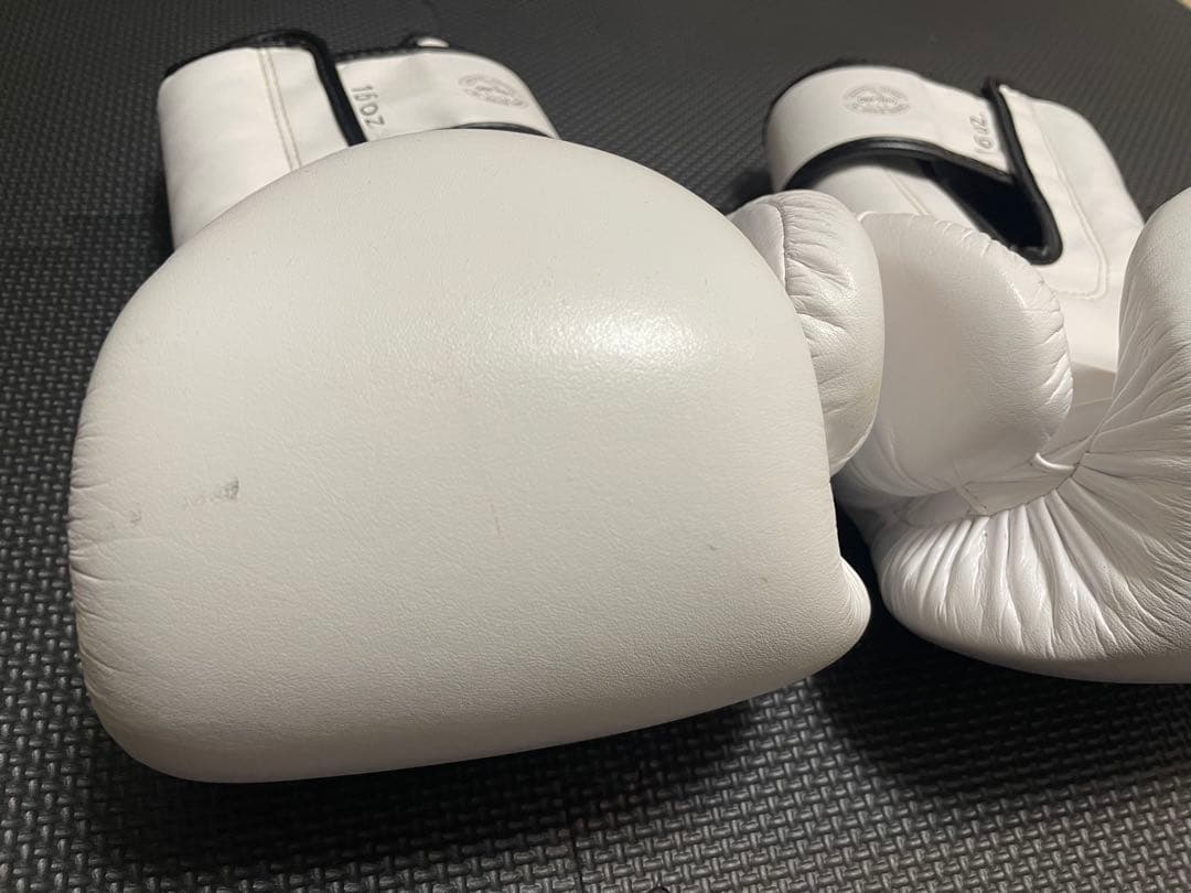 Fairtex 16oz ボクシンググローブ ホワイト