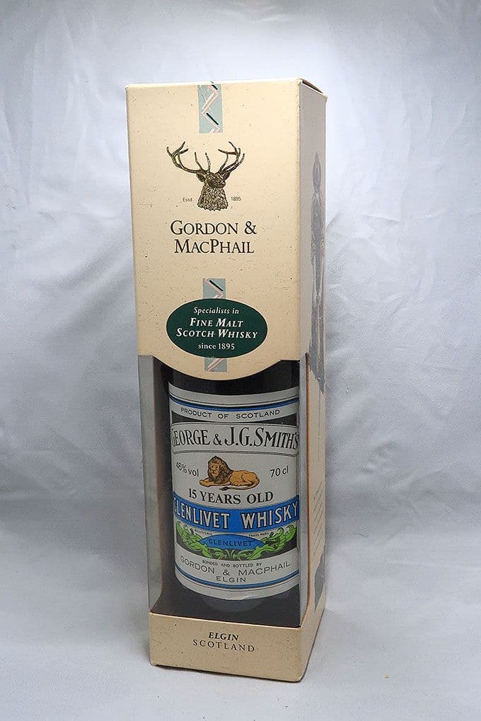 G＆Sグレンリベット１５年ゴードン＆マクファイル社シングルモルトウィスキー46%