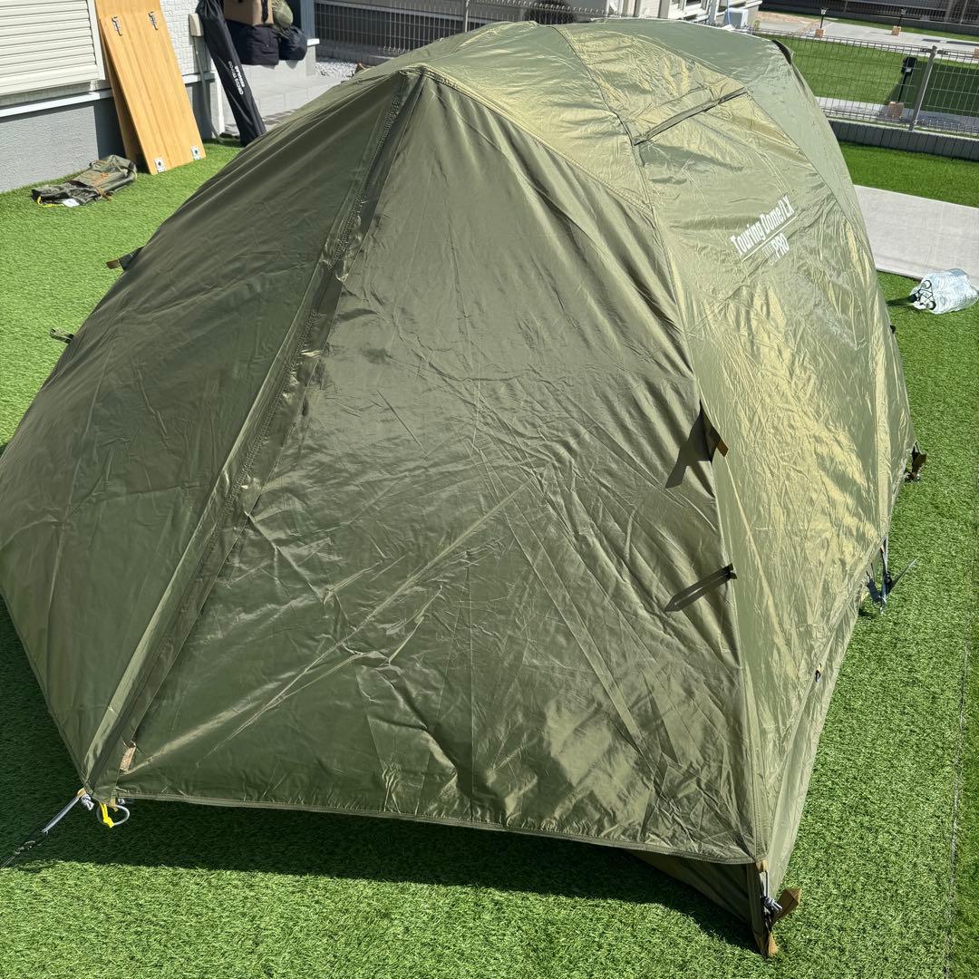 ①美品 コールマン ツーリングドームLX オリーブ テント