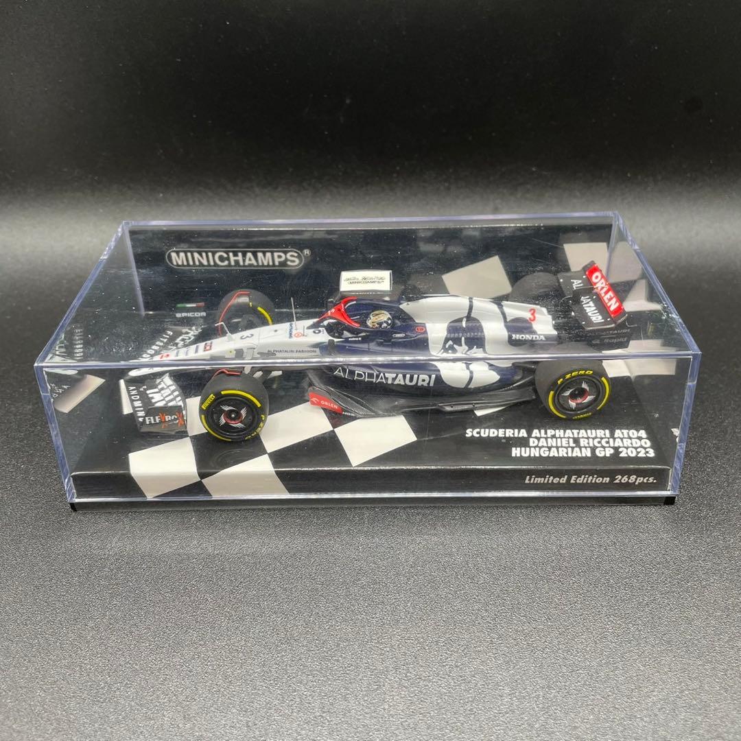 ミニチャンプス 1/43アルファタウリAT04ハンガリーGP 2023Dリカルド