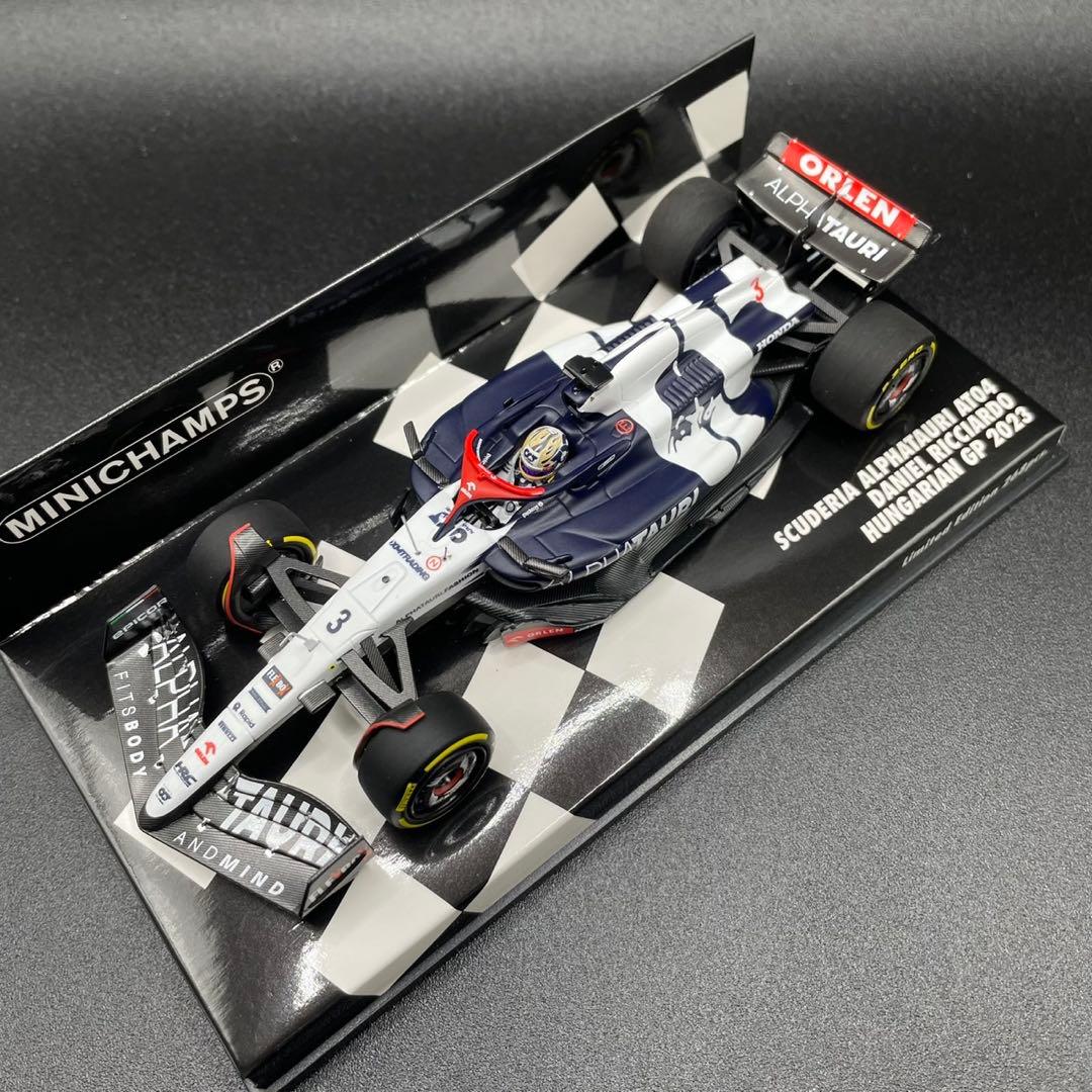 ミニチャンプス 1/43アルファタウリAT04ハンガリーGP 2023Dリカルド